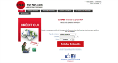 Desktop Screenshot of credit-par-net.com